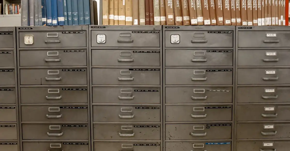 Sterke archiefkasten voor veilige documentopslag